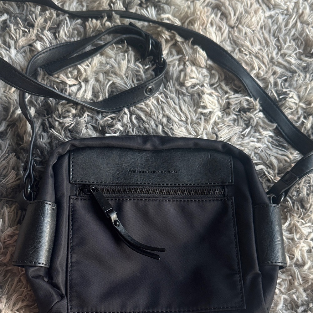 French Connection Black Belt Bag